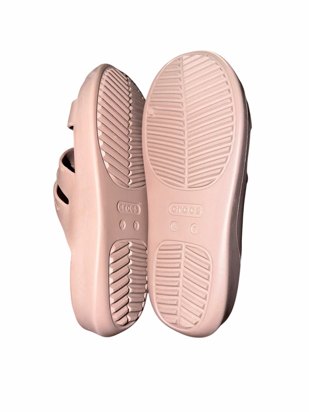 Crocs Women’s Getaway Strappy Slide Sandals Quartz Pink Size 7 - Picture 3 of 3